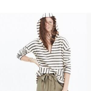 Madewell Striped Context Hoodie